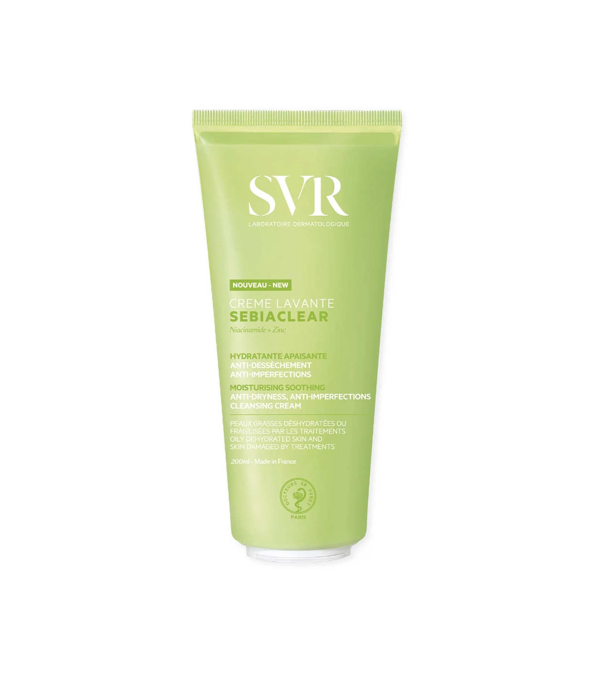 SVR - *Sebiaclear* - Creme de limpeza purificante e desincrustante anti-manchas - Pele sensível