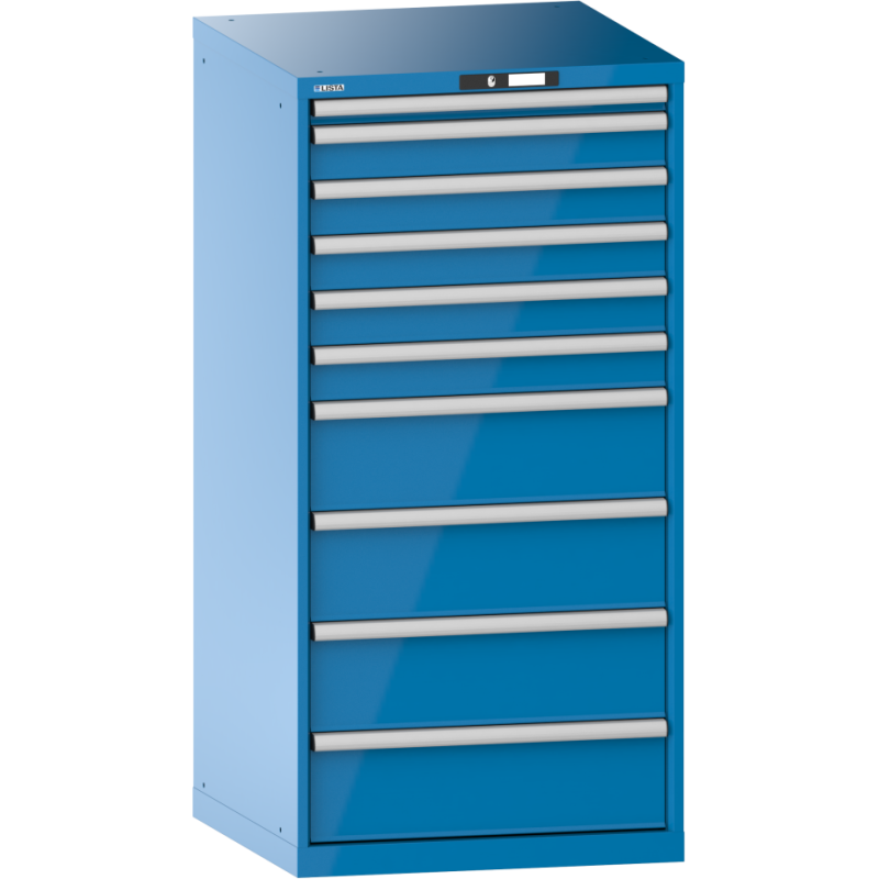 Armoire à tiroirs Lista 36 x 36E  H 145 x L 71,7 x P 72,5 cm 10 tiroirs Key Lock