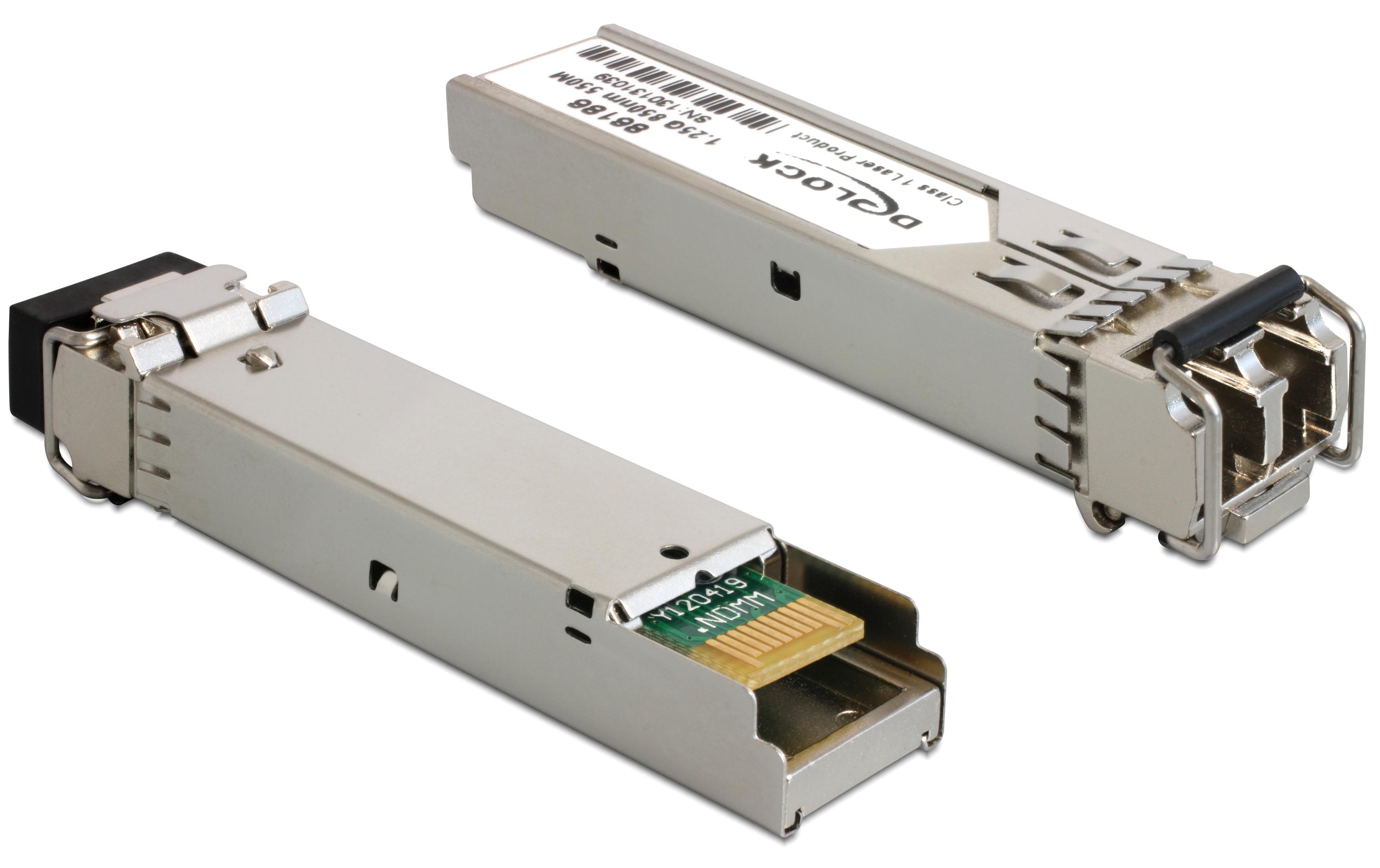 SFP Modul 1000Base-SX MM 850 nmDelock SFP Modul 1000Base-SX MM 850 nm