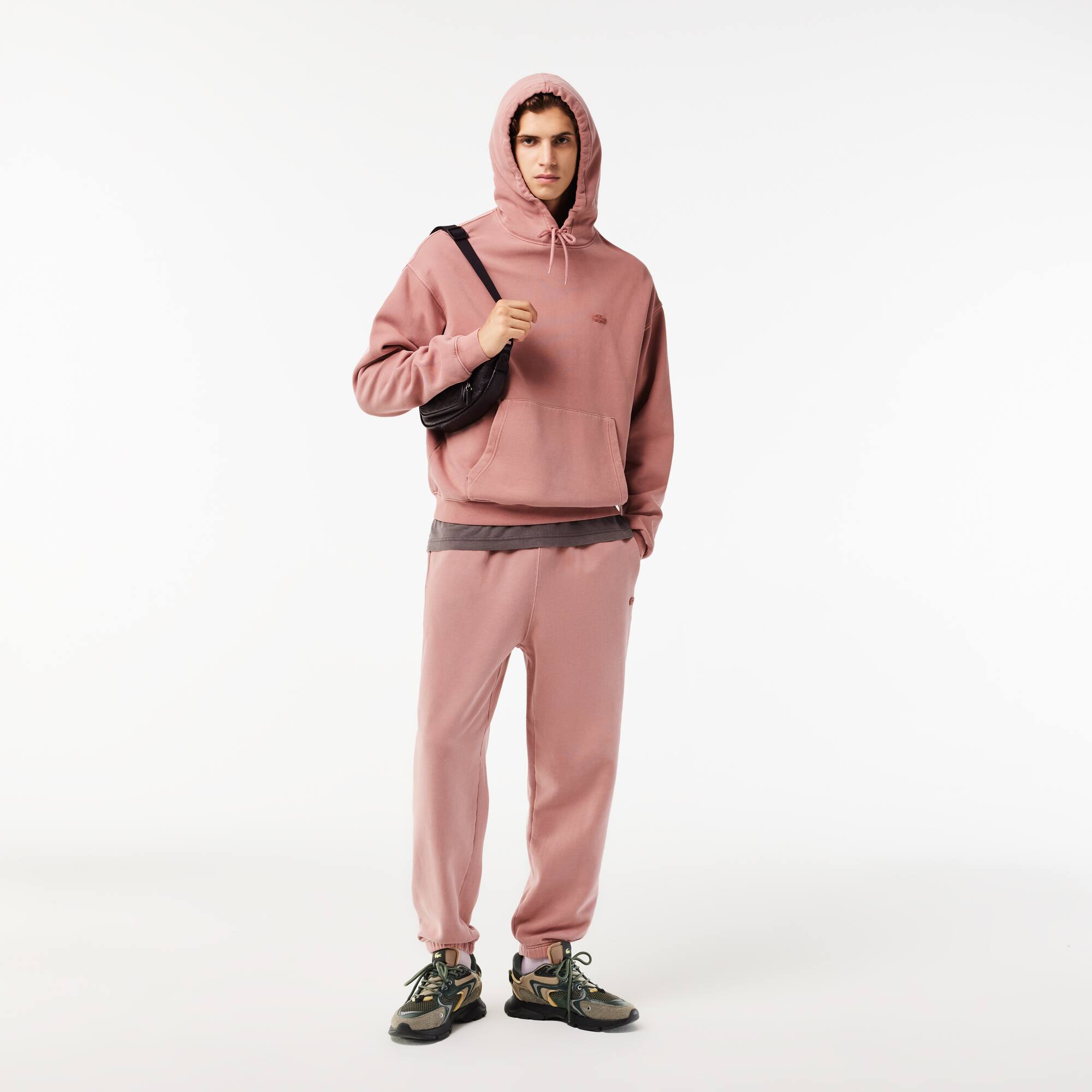 Pantalon de survêtement Jogger en molleton de coton Pantalons de survêtement - Rose - Lacoste - Unisex