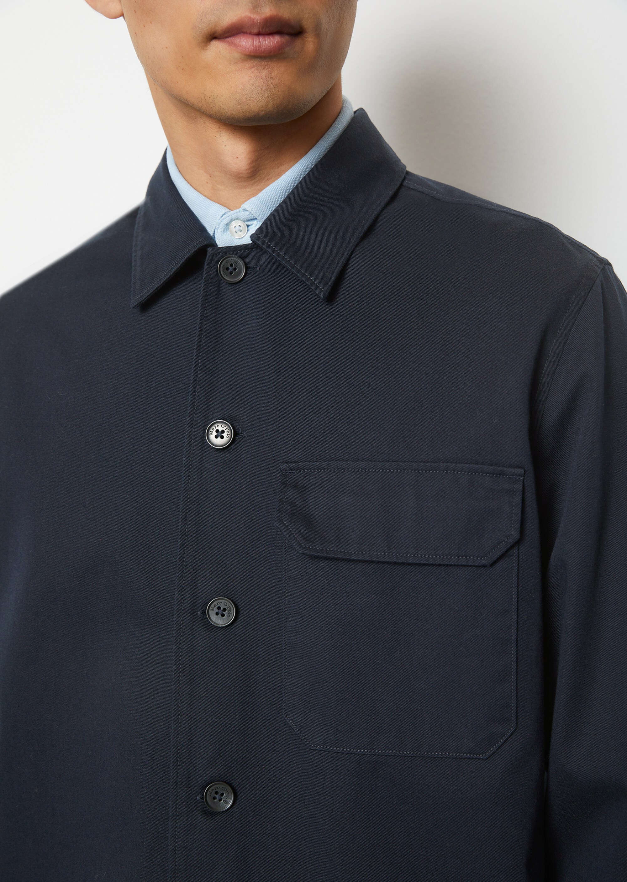 Overshirt aus Bio-Baumwolle und Lyocell