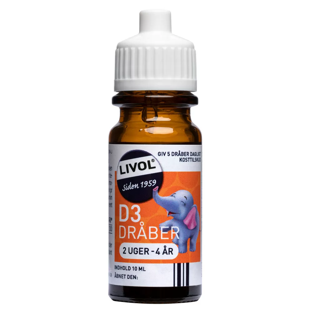 Livol D-dråber 2 uger - 4 år - 10 ml