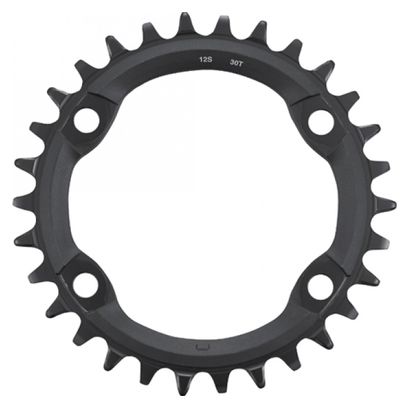 PLATEAU VTT MONO DIAM  96 EXTER 30DTS NOIR 4 BRANCHES SHIMANO MT610 12V.