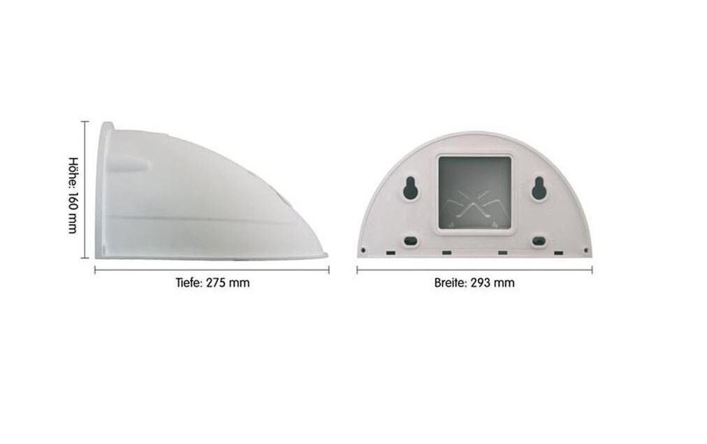 Wandhalterung MX-WH-Dome Weiss 1 Stück<br>Wandhalter zu Dome-Kameras