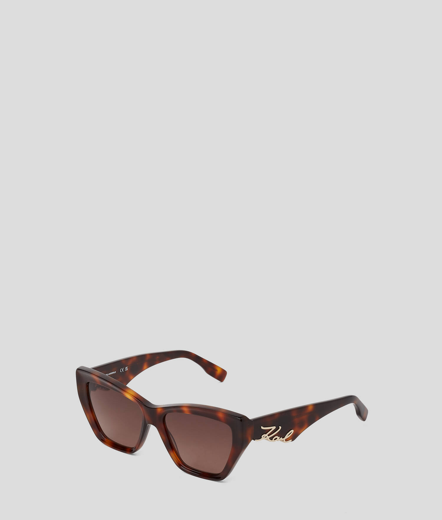 LUNETTES DE SOLEIL AVEC LOGO DÉCOUPÉ KARL SIGNATURE - Tortue
