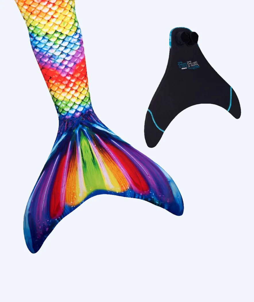Fin Fun havfruehale til voksne - Sæt - Rainbow Reef