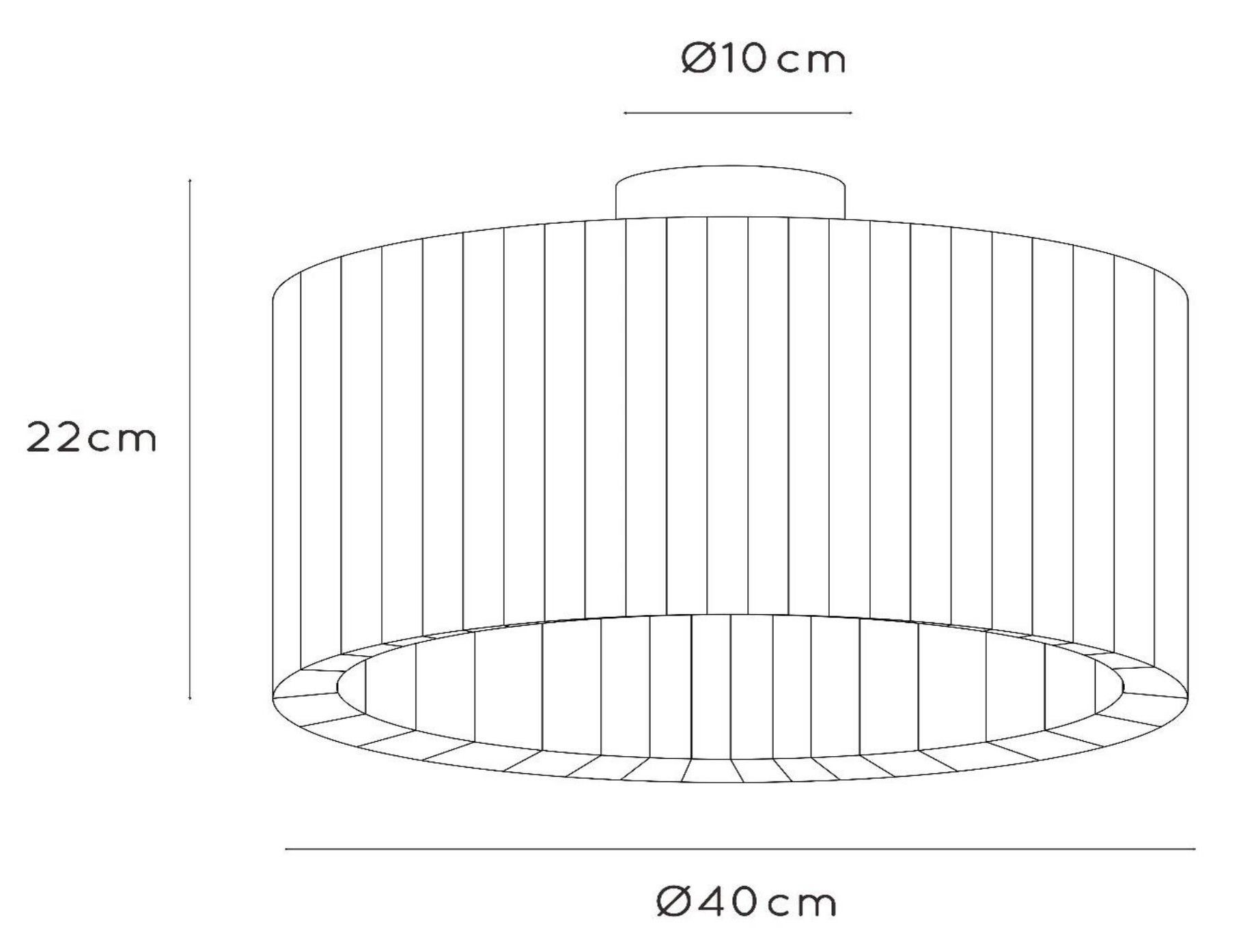 Plafondlamp Fold ⌀40  x H22 cm