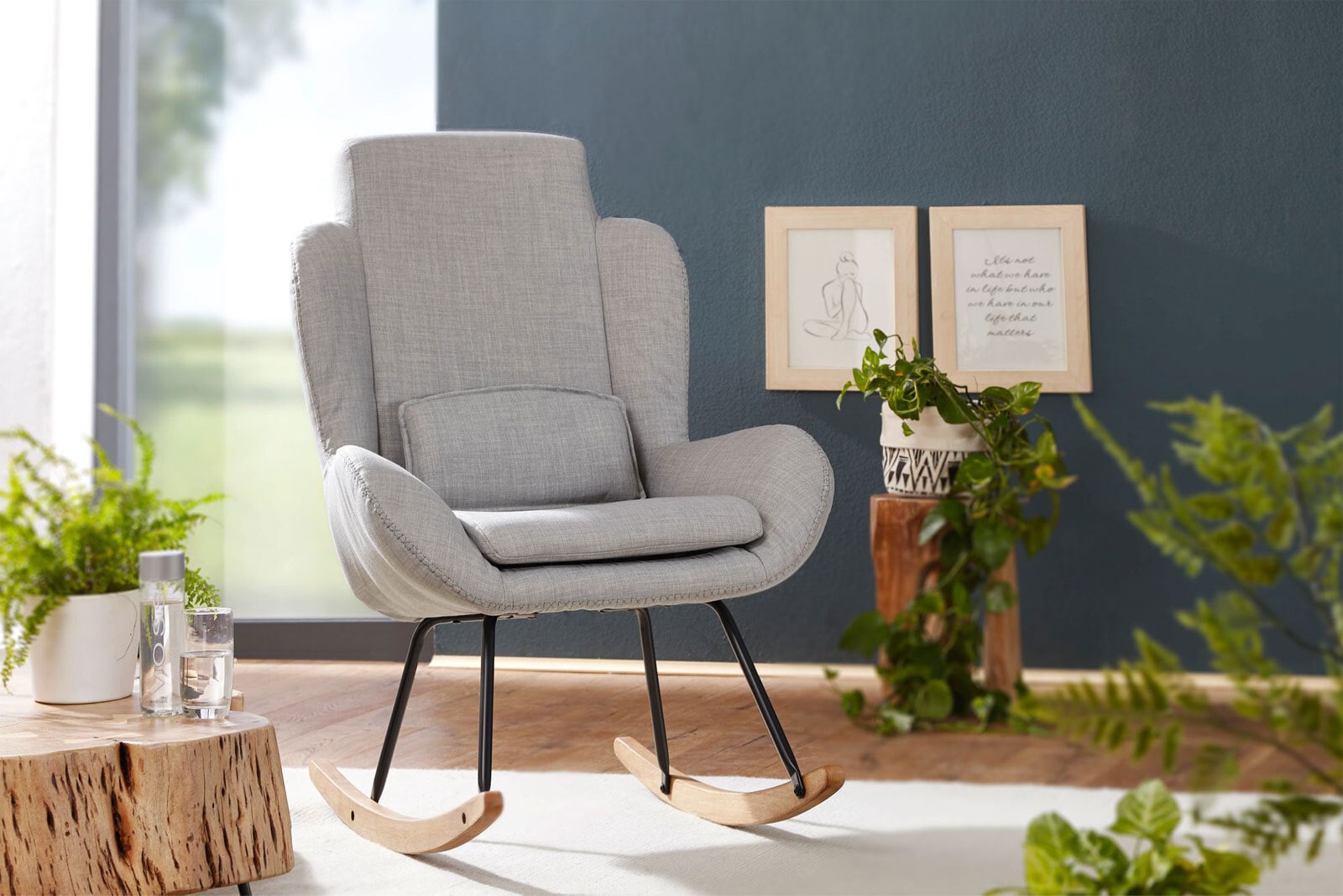 Sessel CAPRI hellgrau