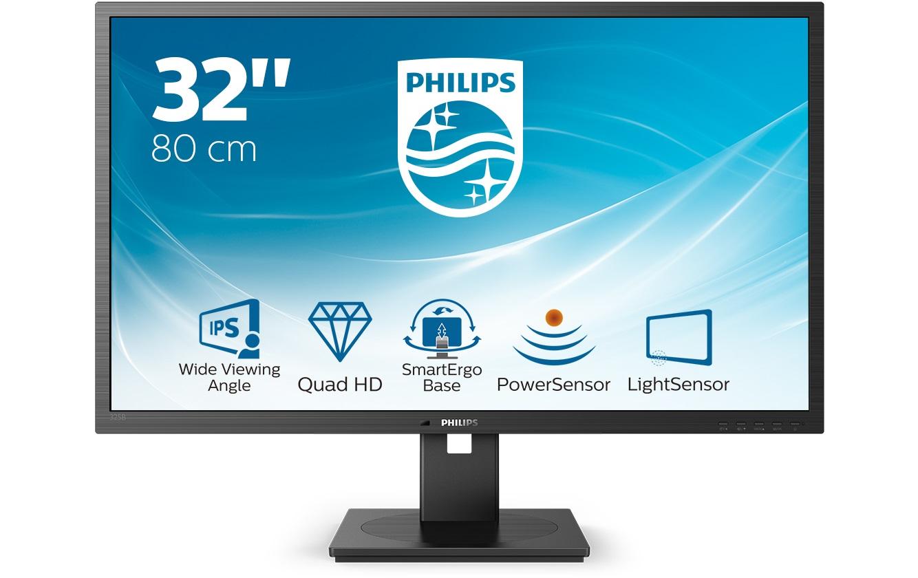 Monitor 325B1L/00<br>31.5-Zoll-Monitor mit Quad-HD-Auflösung, USB-Hub sowie vielen ergonomischen Einstellungen und energiesparenden Technologien