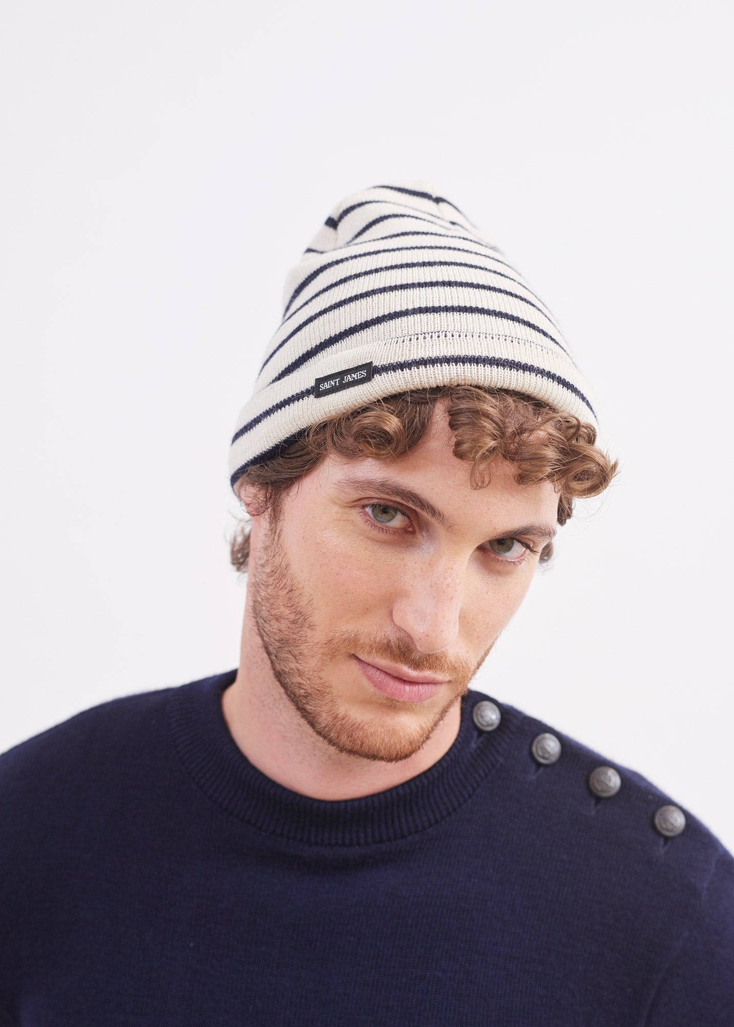 Bonnet de quart rayé