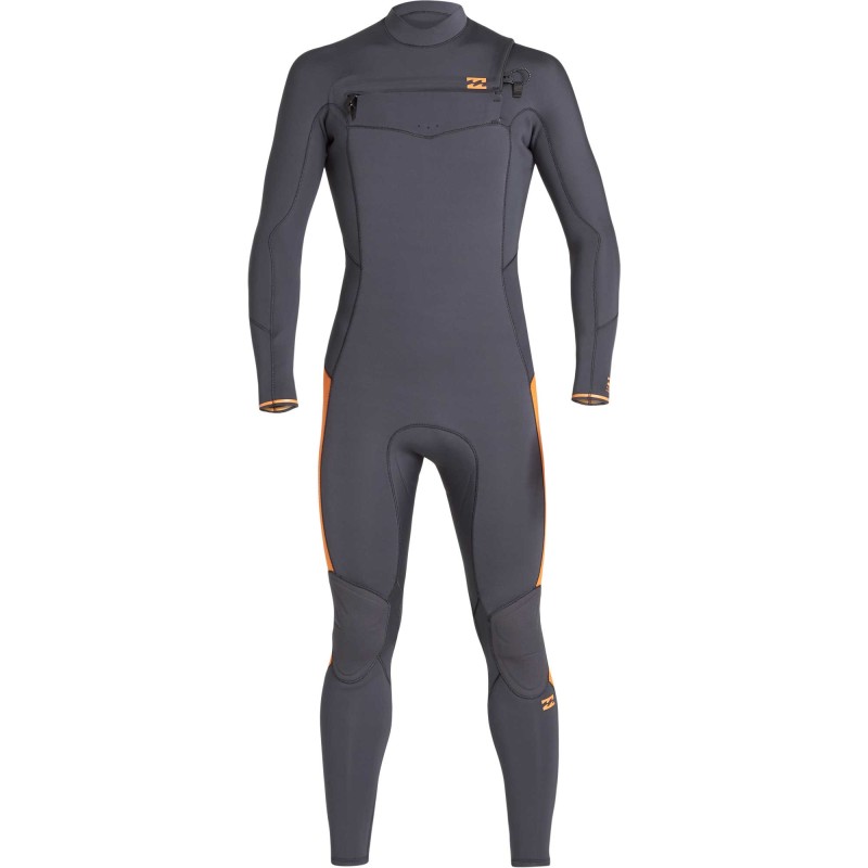 Combinaison Billabong Furnace Absolute 5/4mm FrontZip 2020 - black sands - The Corner Shop