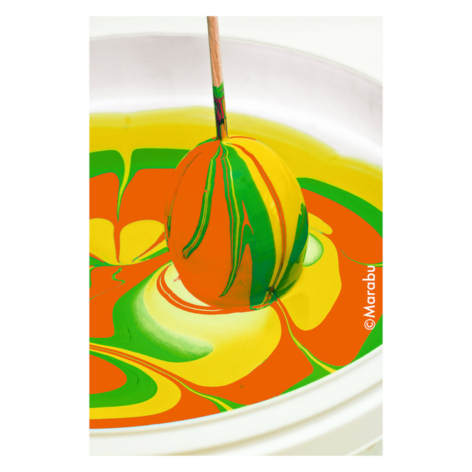 Marabu - Marmorierfarben-Set - Easter Time - 14-teilig