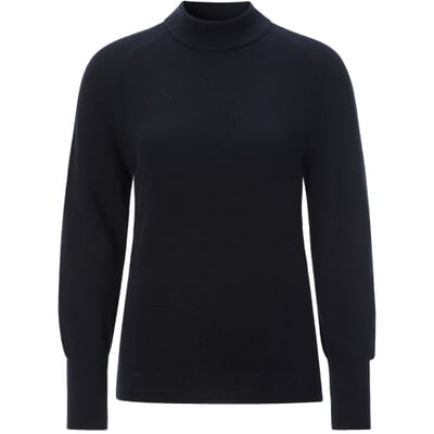 Damen-Strickpullover Baumwolle, Navy