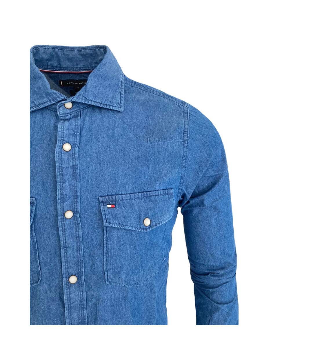 Chemise Tommy Hilfiger Chemise en jean 450 bleu
