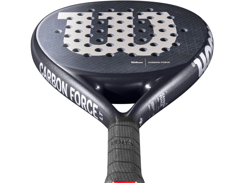 Wilson Padelracket Carbon Force LT Schwarz Padelschläger mit Carbon Rahmen