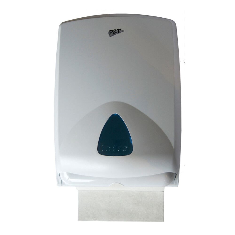 DISPENSER P&P FOR TØRKEPAPIR MAXI HVIT