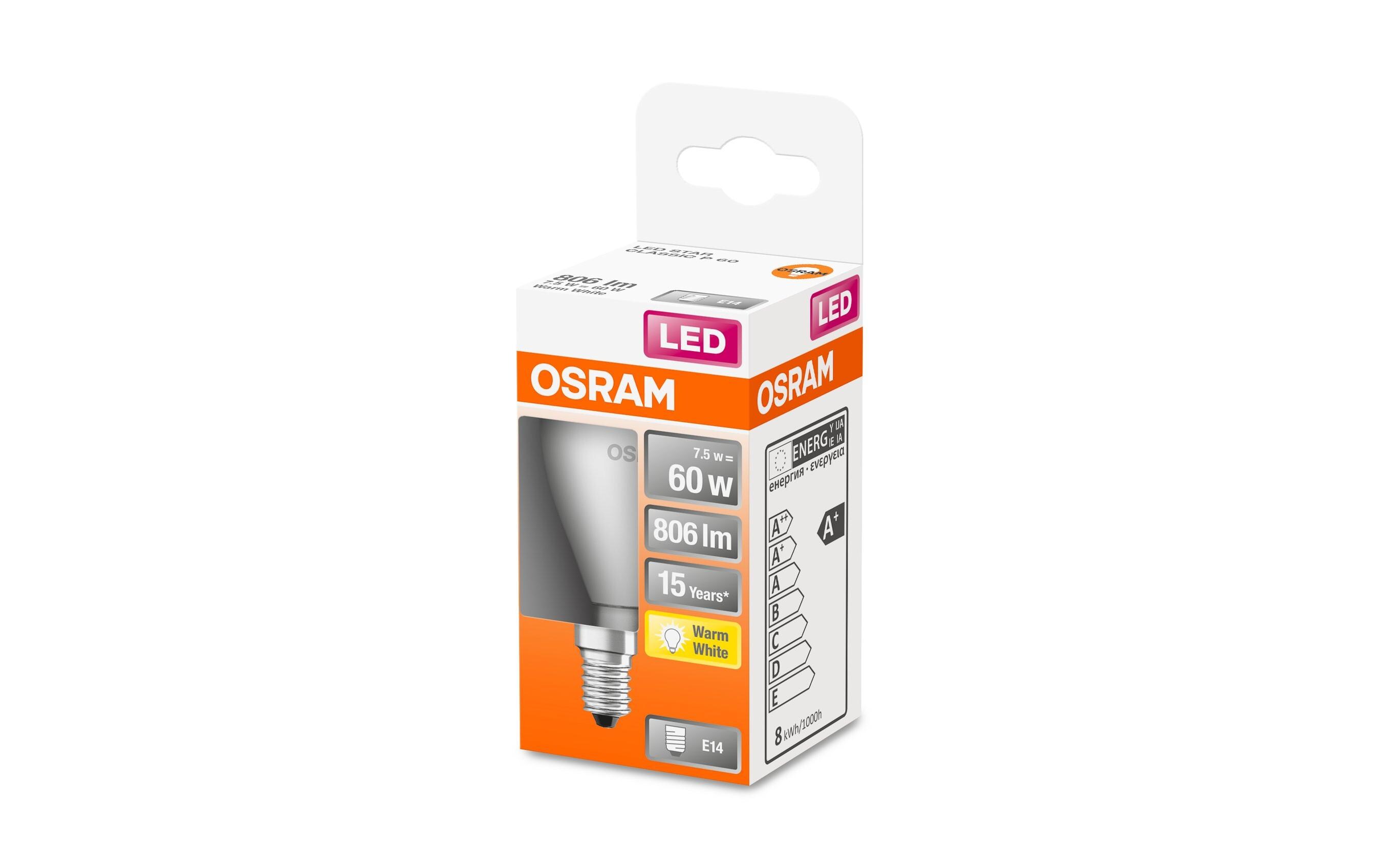 Lampe Star SMD, 7.5W, E14 WarmweissLED-Lampe