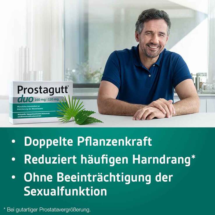 Prostagutt duo 160 mg/120 mg Weichkapseln, 60 St