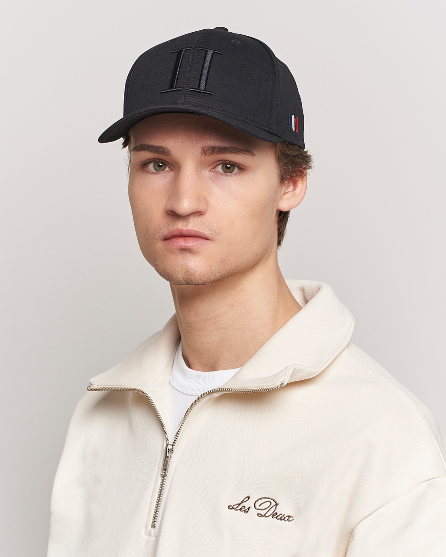 Les Deux Encore Organic Cotton Baseball Cap II Black