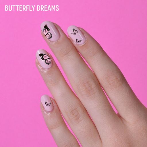 Le Mini Macaron Mini Nail Art Stickers, Butterfly Dreams