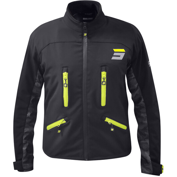 Shot - Veste Climatic Noir / Jaune fluo