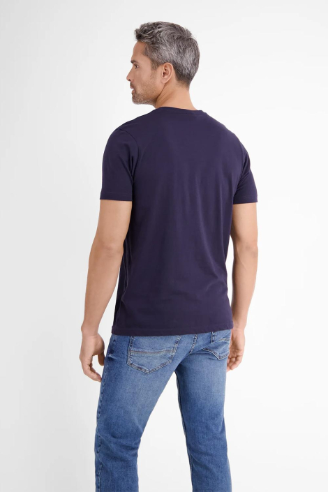 Lerros blauwe heren t-shirt