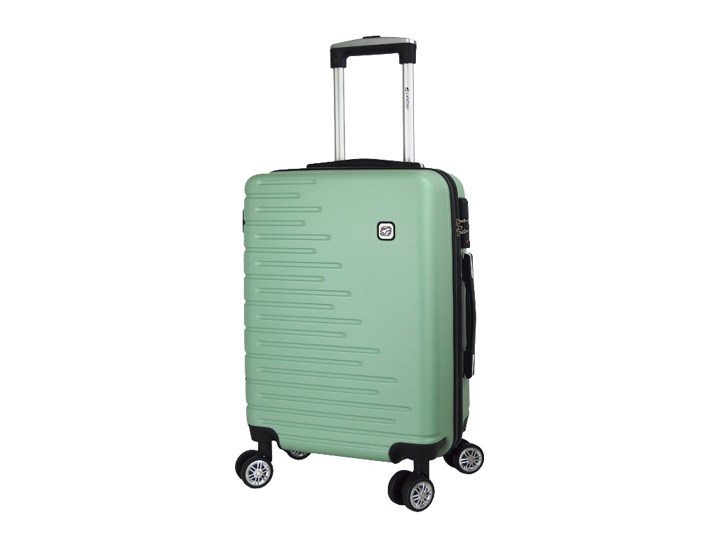 MALA DE CABINE RIGIDA AIRPORT VERDE 8 RODAS 55CM