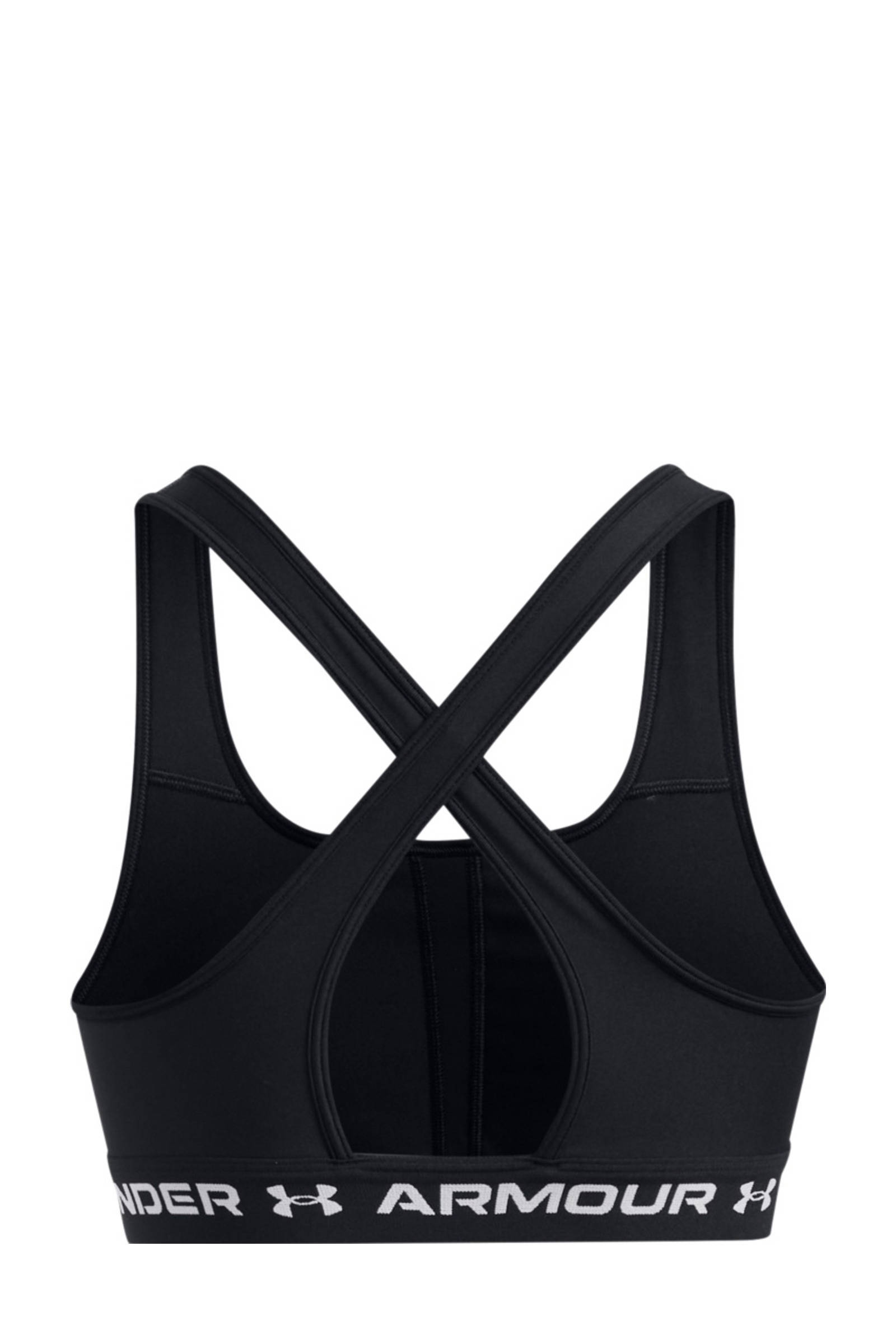 Under Armour sportbh zwart/wit