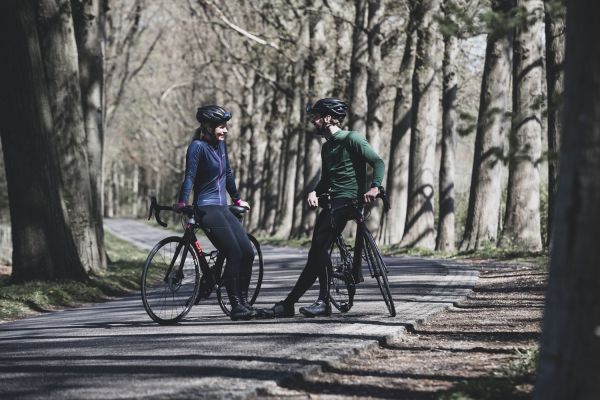 Rogelli Essential LS Lady Cykeltrøje, Blue/Pink
