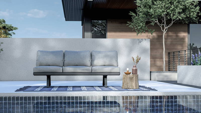 Zebra 3-Sitzer Loungeelement SKY