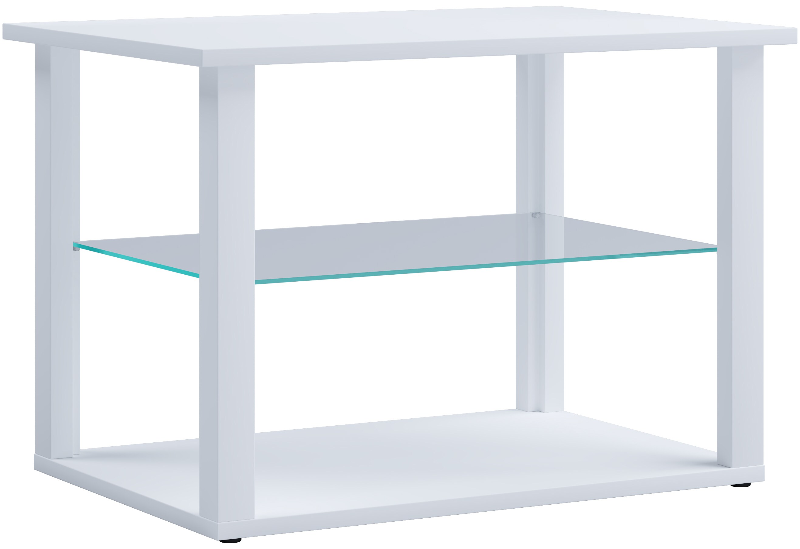VCM Holz Couchtisch Sofatisch Wohnzimmertisch Beistelltisch Glas Wanilo M