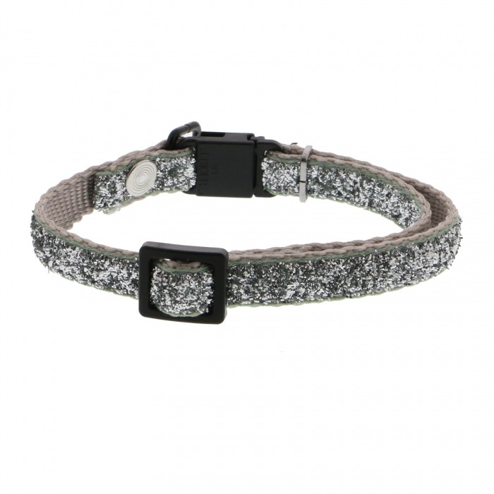 Collier paillettes avec grelot