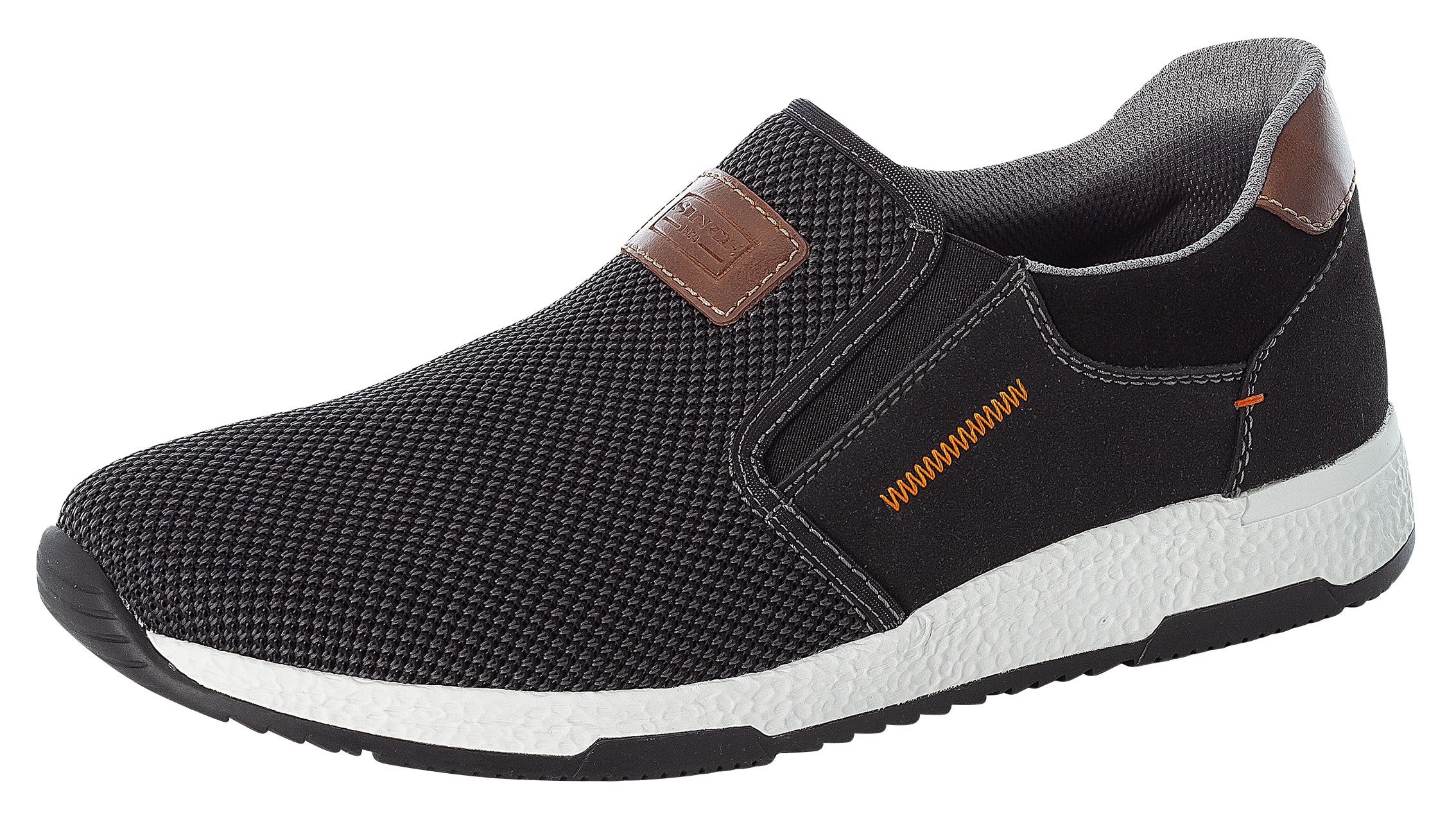 Rieker Slip-On Sneaker  Casual Slipper, Freizeitschuh, Schlupfschuh mit Kontrastnaht