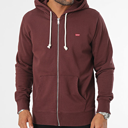 Sweat Zippé Capuche 34584 Bordeaux