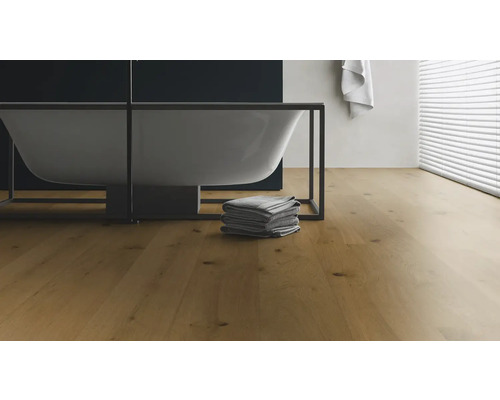 Echte houten hybride vloer Hywood ter Hürne Eiken Smilla landhuisplank