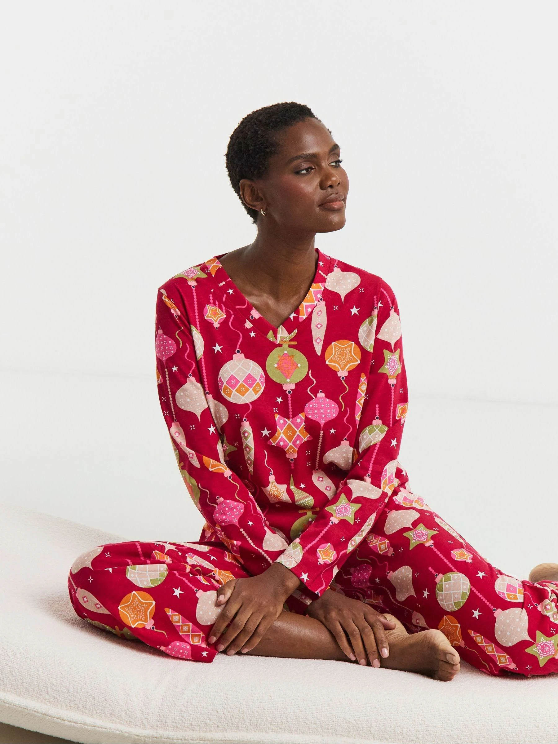 JD Williams Long Sleeve Pyjamas Set 2 Pack