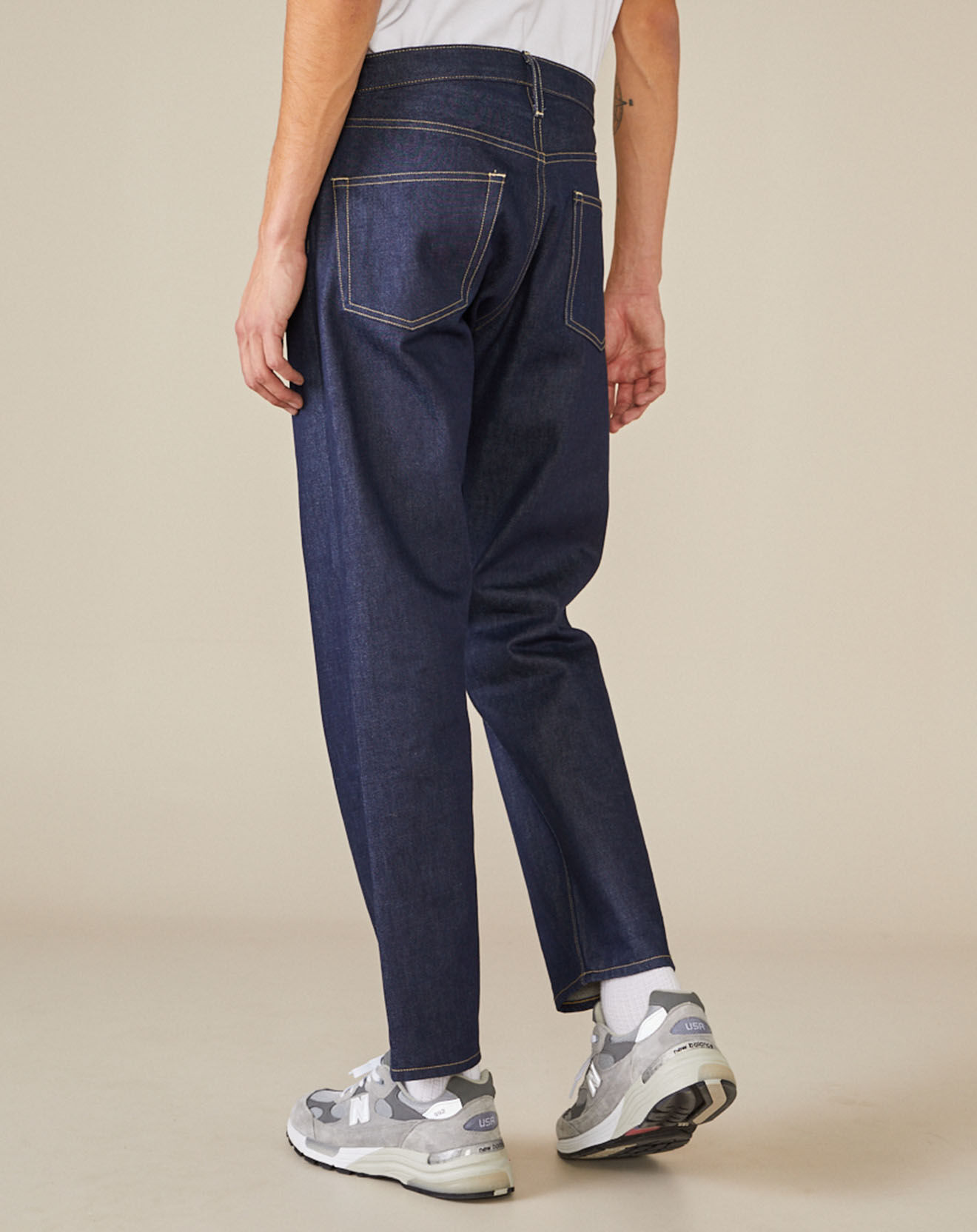 Bellerose Jean loose Percy bleu foncé