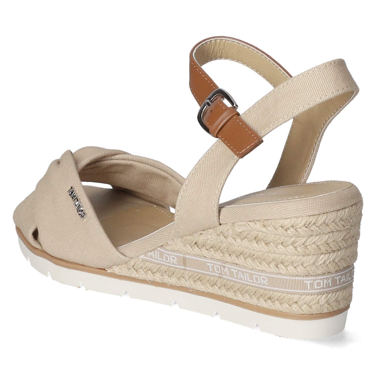 Tom Tailor Keilsandaletten - sand