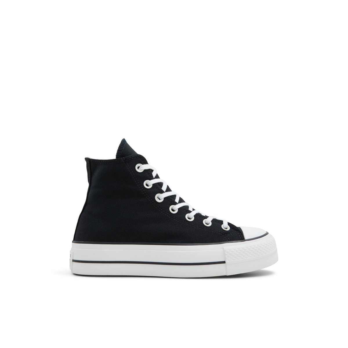 CONVERSE-Ctas_lift-hi-Baskets - Talon plat - Noir/Blanc