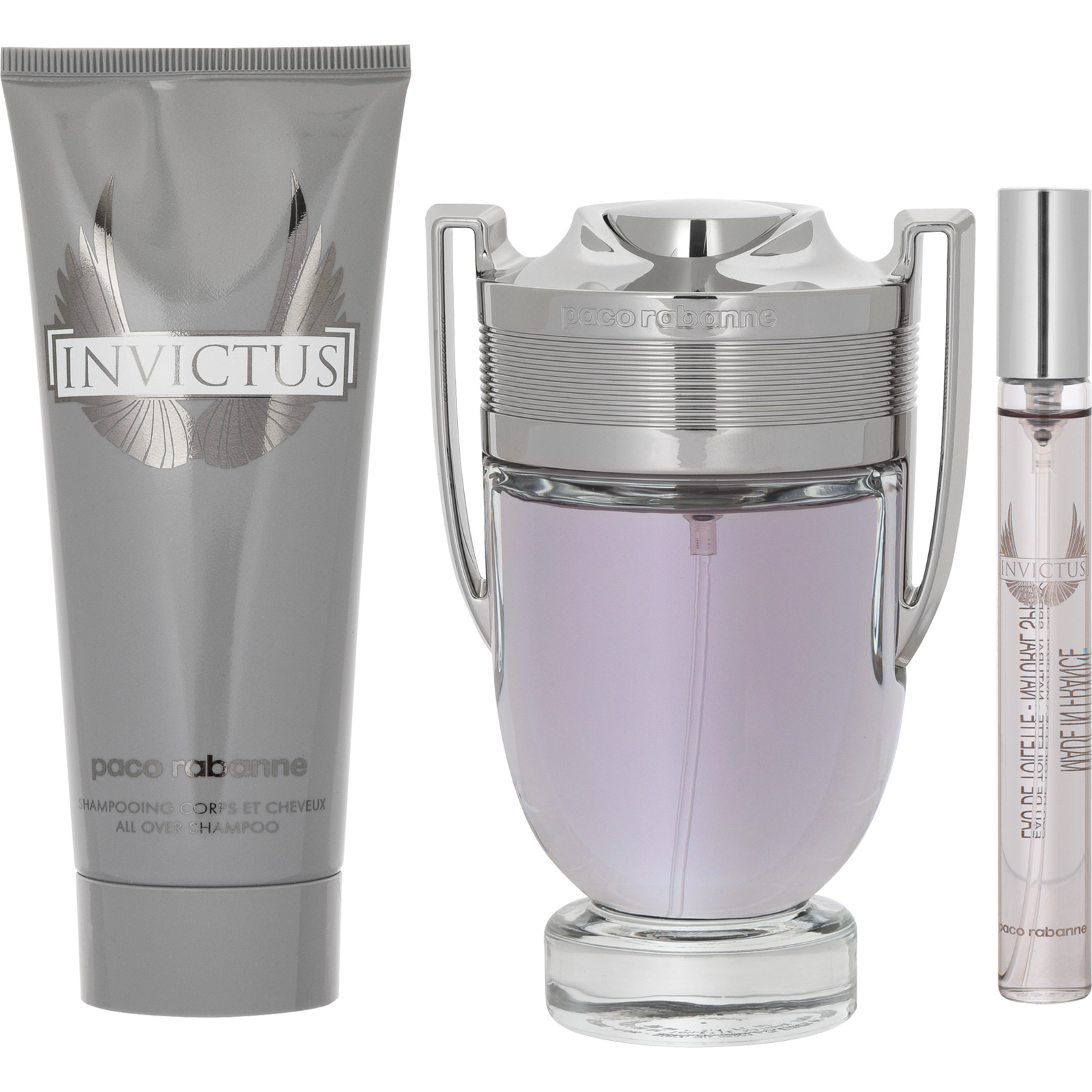Paco Rabanne Invictus Eau de Toilette Duftset, 3-teilig