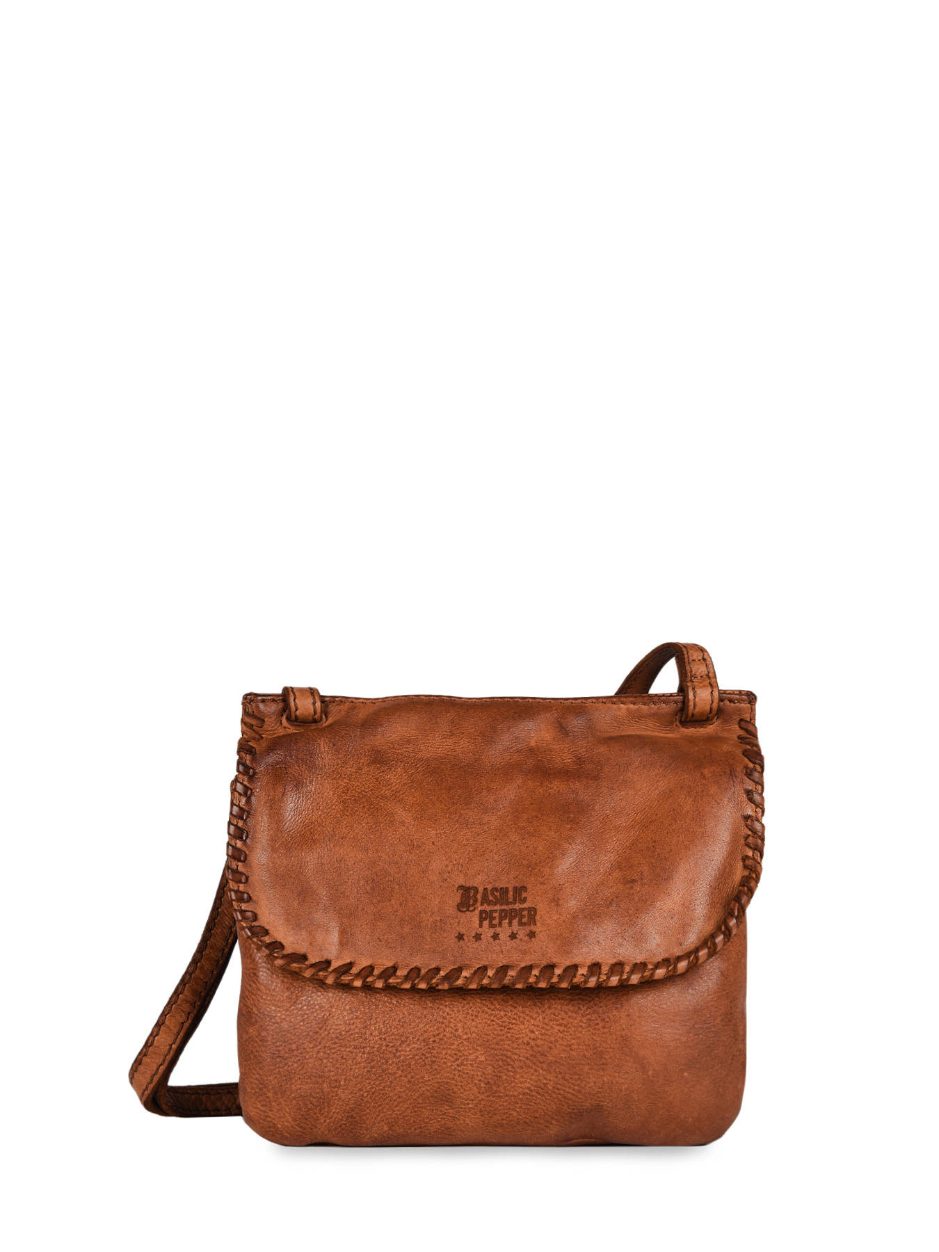 Sac bandoulire Utility cuir BASILIC PEPPER