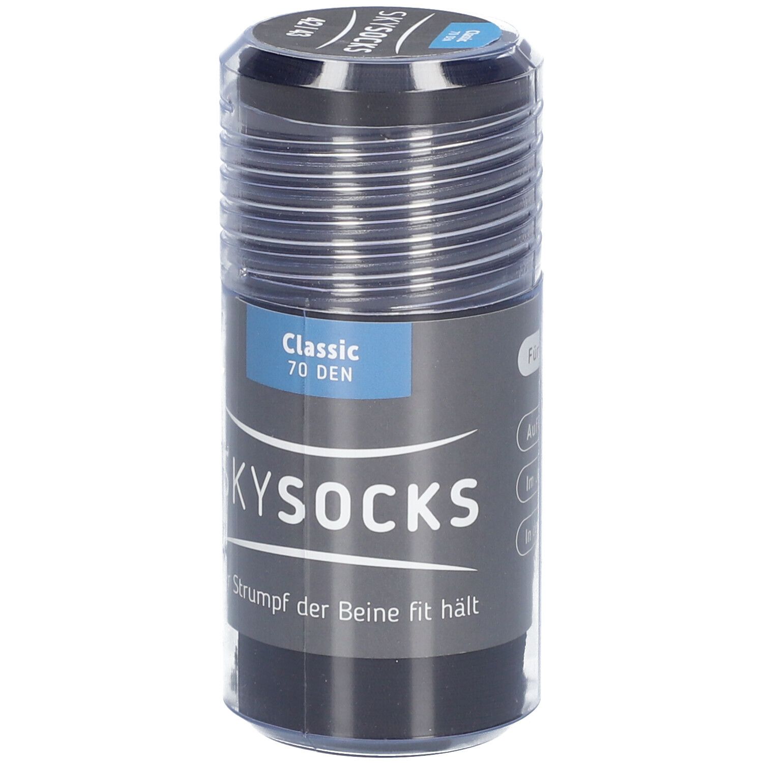 SKYSOCKS Classic 70den AD Gr. 42/43 Schwarz
