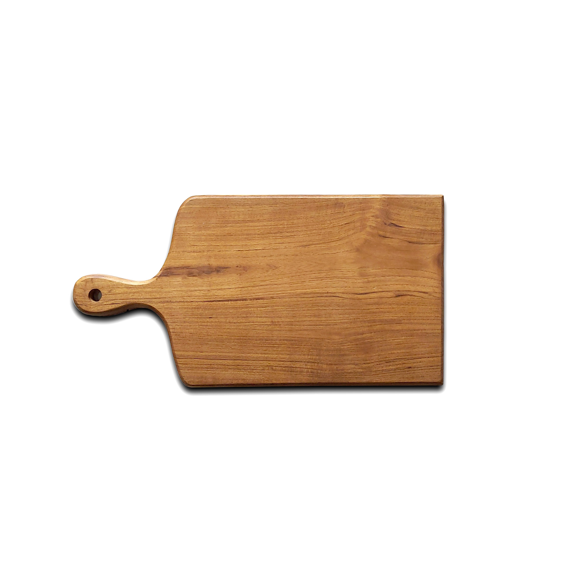 Schneidebrett aus Teak, B 46 cm, T 24 cm, H 1,5 cm zu 19,80