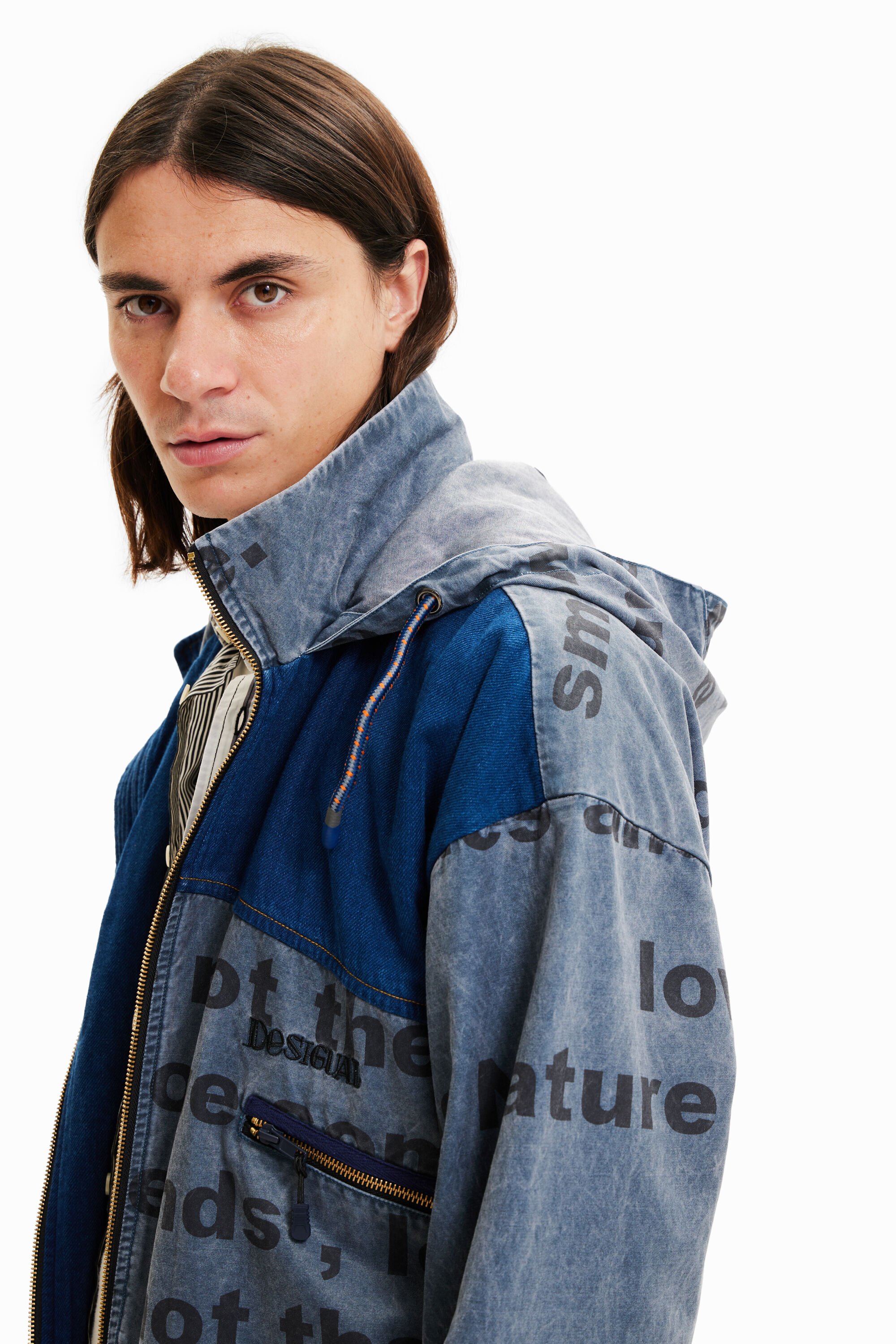 Veste en jean hybride