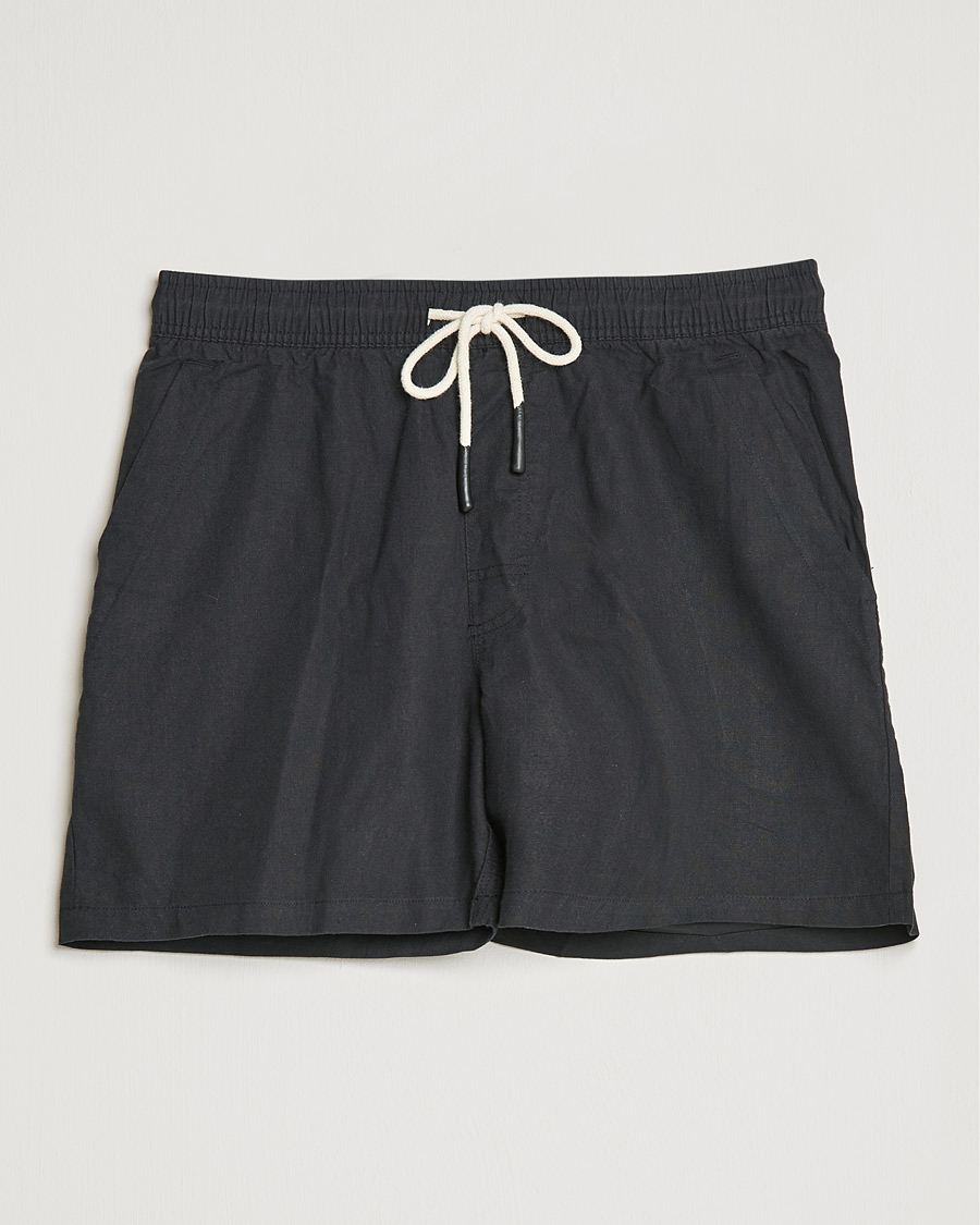 OAS Linen Shorts Black