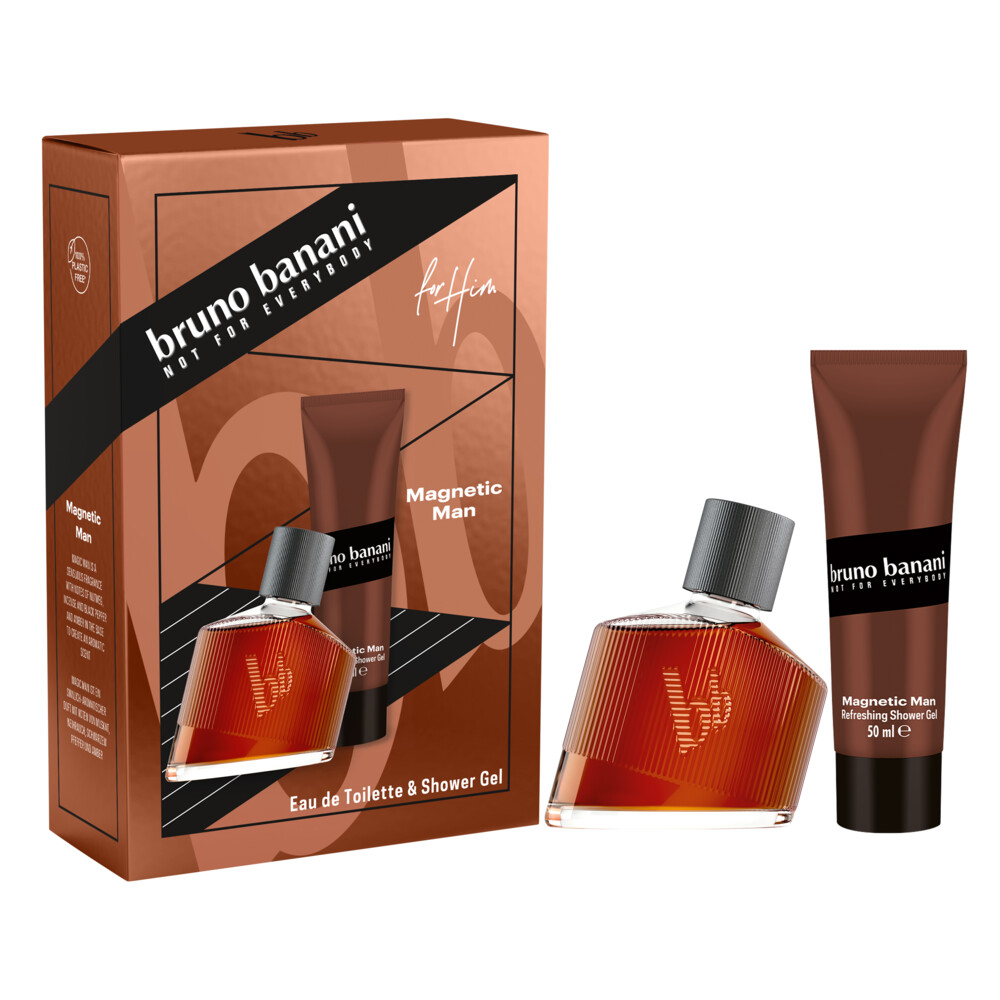 Bruno Banani Magnetiic Man Geschenkset Eau de Toilette 30 ml +Shower Gel 50 ml1 set