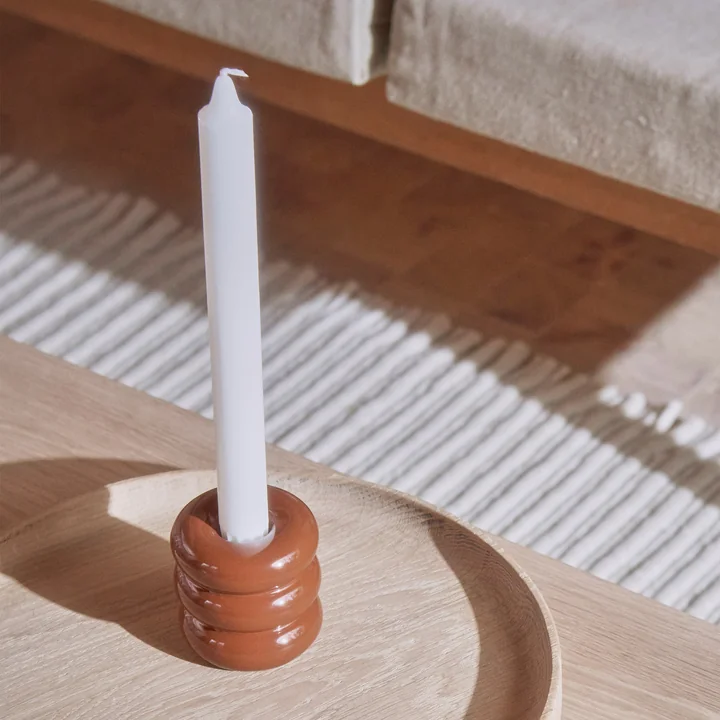 OYOY - Savi Kerzenhalter Ø 17 cm, nutmeg