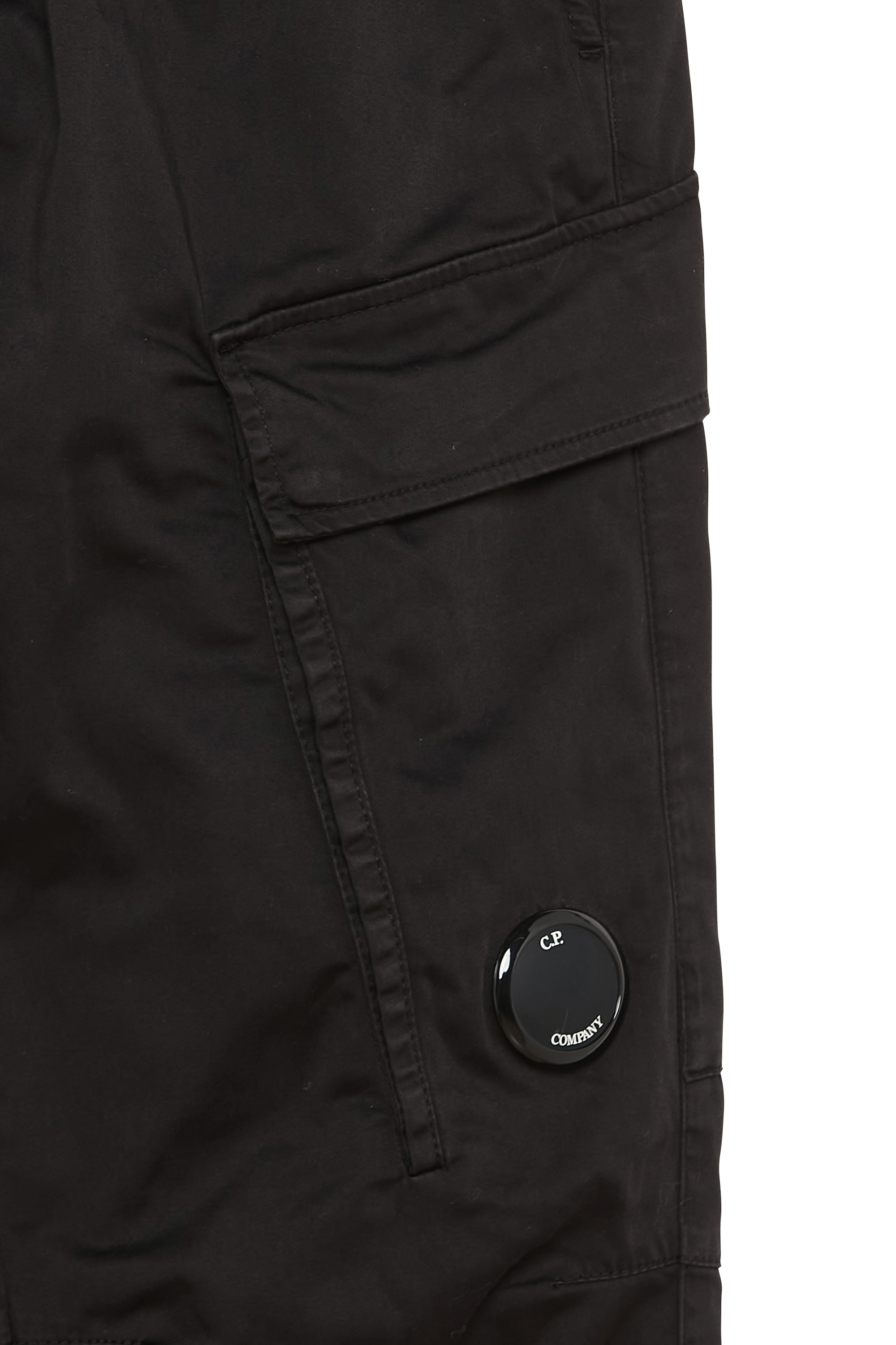 C.P. COMPANY Cargo STRETCH SATEEN LOOSE CARGO  Noir