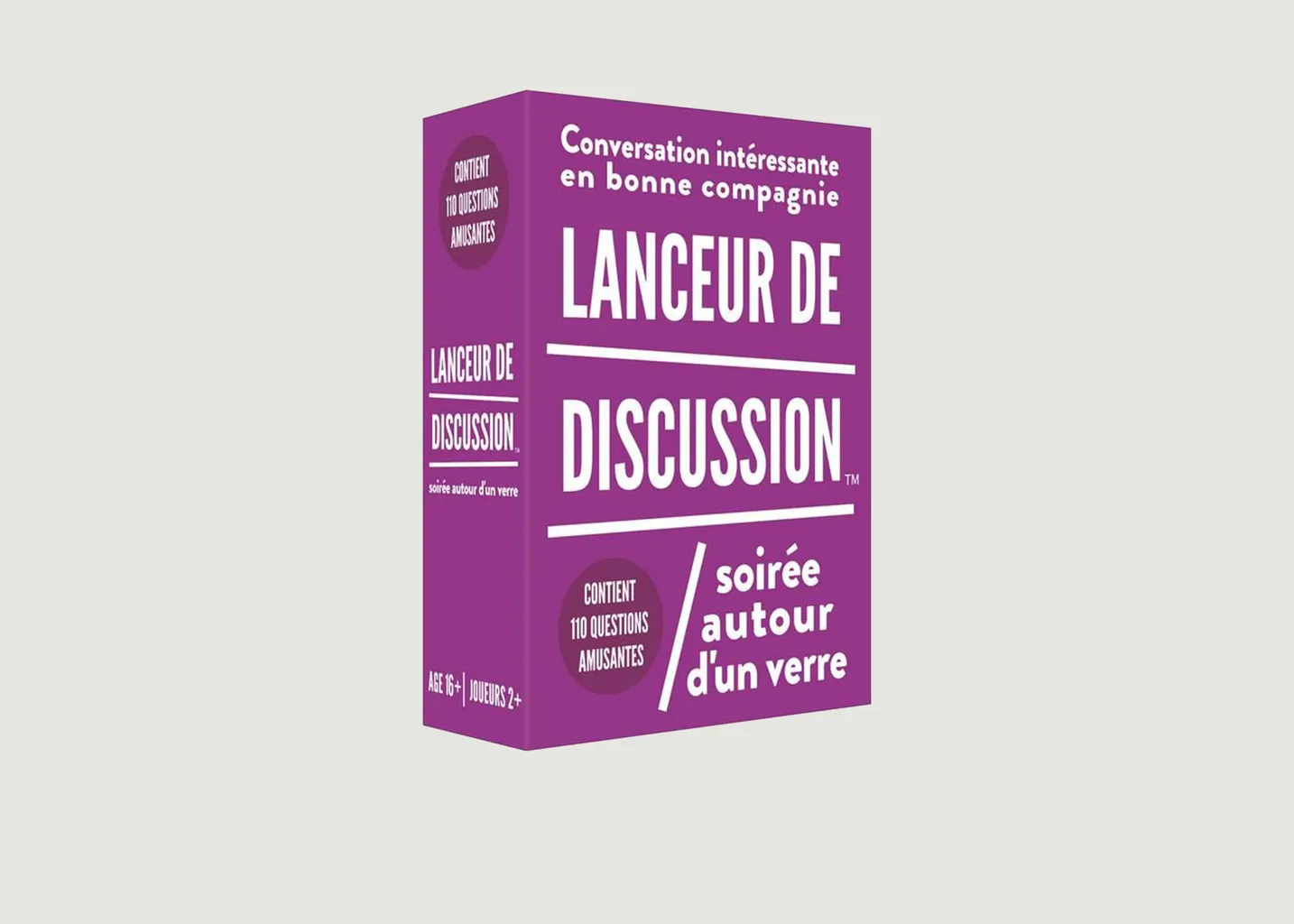 Jeu de cartes Lanceur de discussion - Soirée autour d'un verre Hygge Games