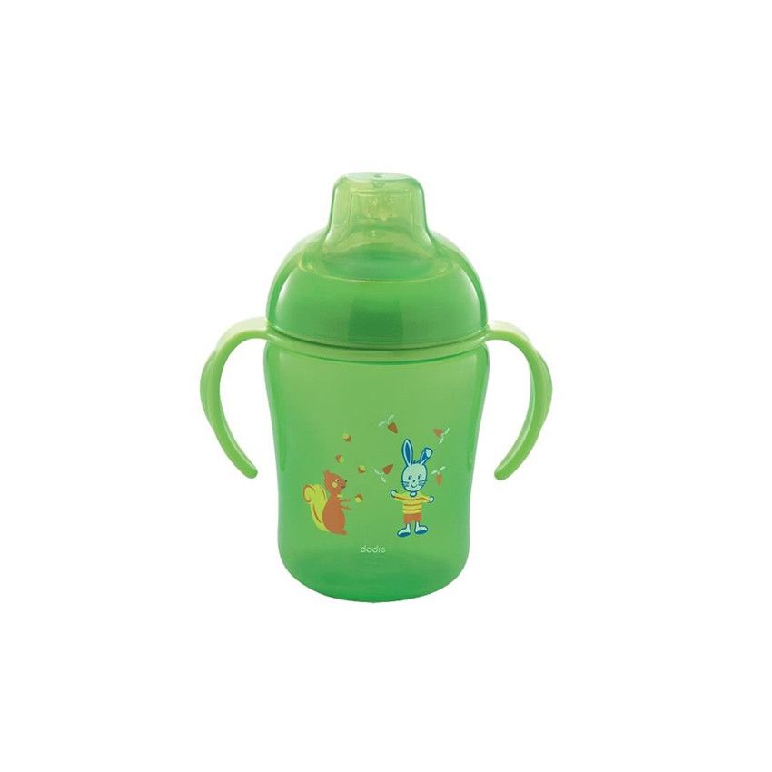 Tasse d'apprentissage 300ml - Vert - Doré